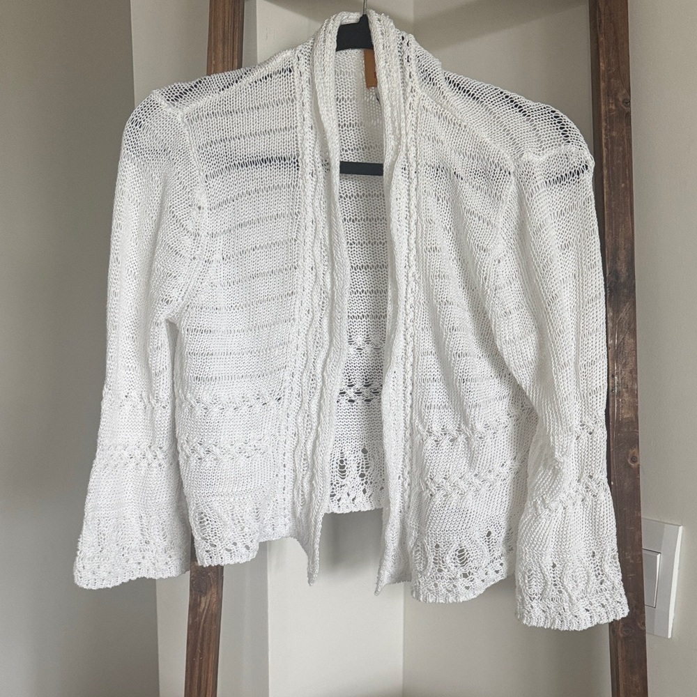 Ruby Rd. White Women's Cardigan